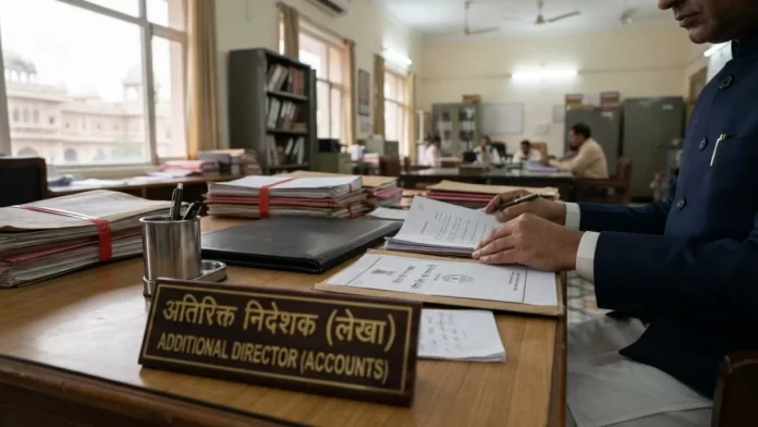 Government secretariat office representing administrative promotions