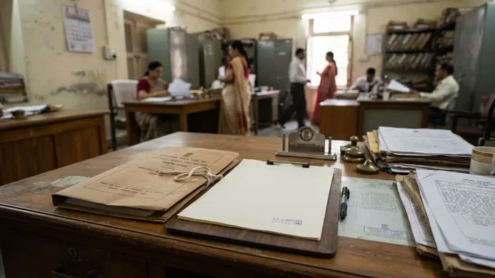 राजस्थान वित्त विभाग ने प्रियंका चीपा की एसआईपीएफ सेवा नियुक्ति का आदेश किया निरस्त Official government files on a desk representing administrative order cancellation