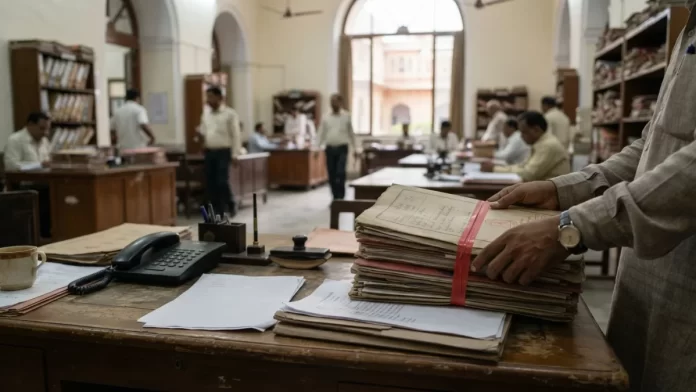 राजस्थान सचिवालय की प्रशासनिक फाइलें और दस्तावेज
